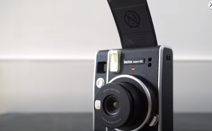 The Instax Mini 40 camera 