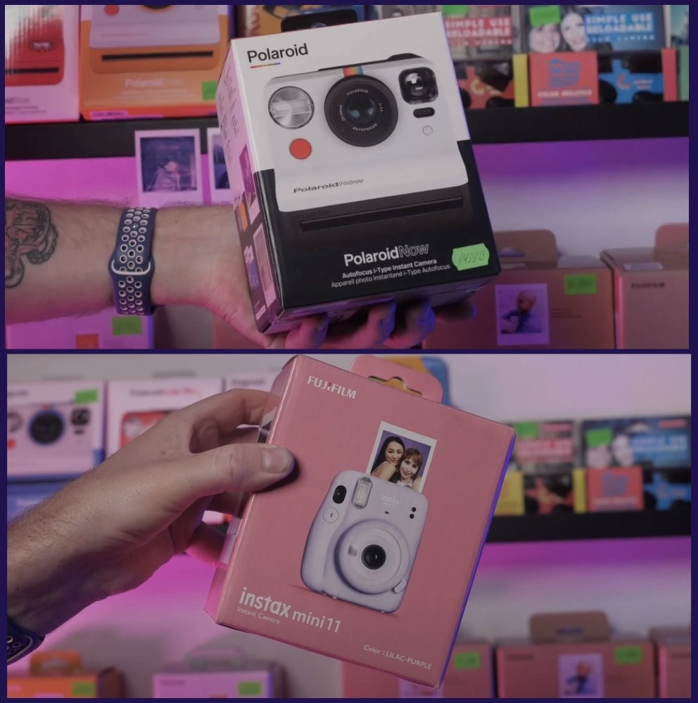 Polaroid Now VS Instax Mini 11